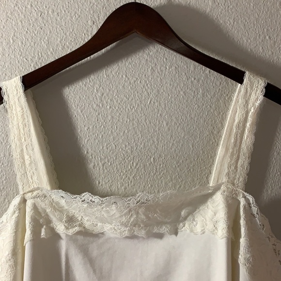 Women’s Within Cami Sz 2X women’s plus Size ivory cotton stretch lace trim boho - Picture 3 of 12